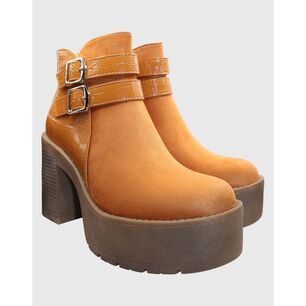 Botin Shunky Tachas Camel
